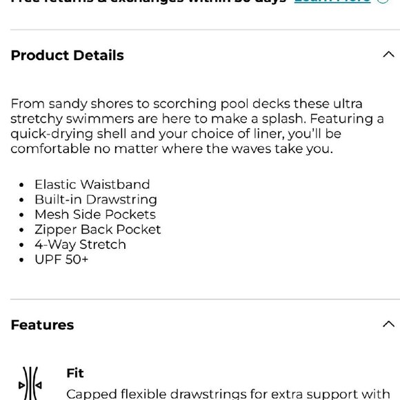 CHUBBIES- Classic Swim Trunk (Men Size LARGE) - Picture 12 of 12